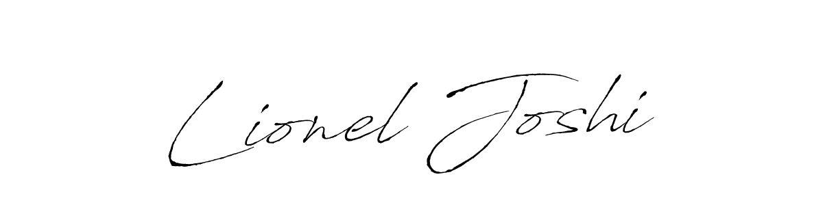 Antro_Vectra is a professional signature style that is perfect for those who want to add a touch of class to their signature. It is also a great choice for those who want to make their signature more unique. Get Lionel Joshi name to fancy signature for free. Lionel Joshi signature style 6 images and pictures png