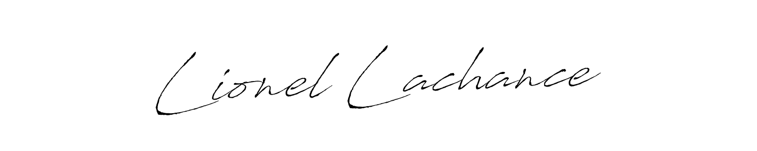 How to make Lionel Lachance name signature. Use Antro_Vectra style for creating short signs online. This is the latest handwritten sign. Lionel Lachance signature style 6 images and pictures png