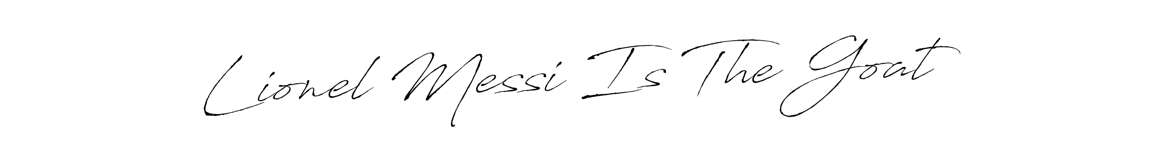if you are searching for the best signature style for your name Lionel Messi Is The Goat. so please give up your signature search. here we have designed multiple signature styles  using Antro_Vectra. Lionel Messi Is The Goat signature style 6 images and pictures png