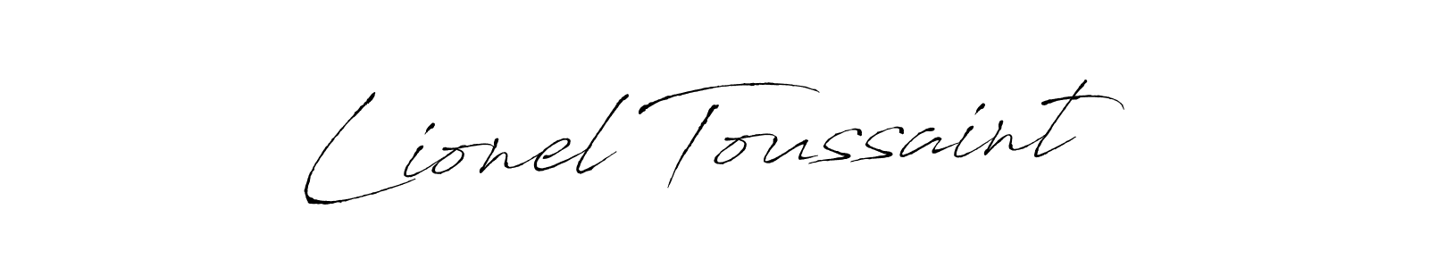 Antro_Vectra is a professional signature style that is perfect for those who want to add a touch of class to their signature. It is also a great choice for those who want to make their signature more unique. Get Lionel Toussaint name to fancy signature for free. Lionel Toussaint signature style 6 images and pictures png