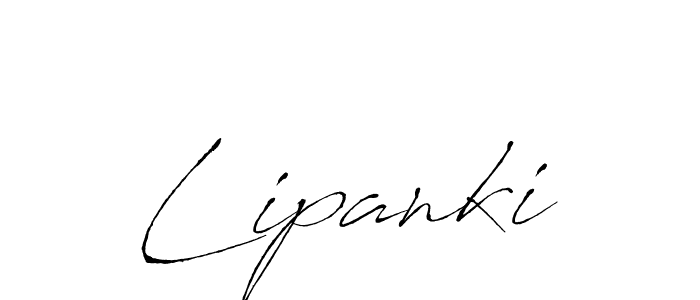 Best and Professional Signature Style for Lipanki. Antro_Vectra Best Signature Style Collection. Lipanki signature style 6 images and pictures png