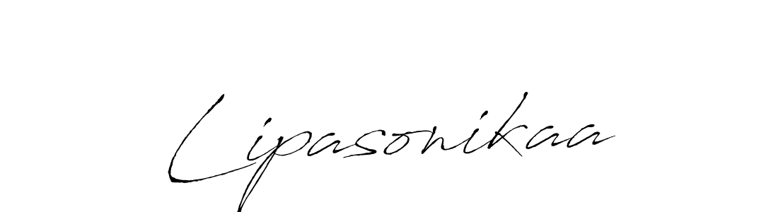 How to make Lipasonikaa name signature. Use Antro_Vectra style for creating short signs online. This is the latest handwritten sign. Lipasonikaa signature style 6 images and pictures png