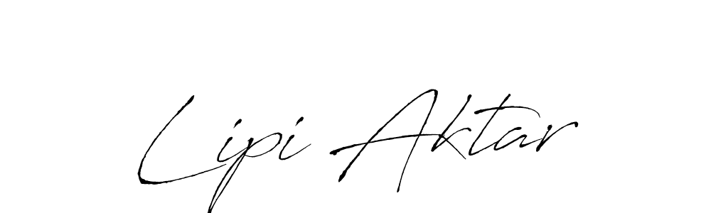 How to make Lipi Aktar signature? Antro_Vectra is a professional autograph style. Create handwritten signature for Lipi Aktar name. Lipi Aktar signature style 6 images and pictures png