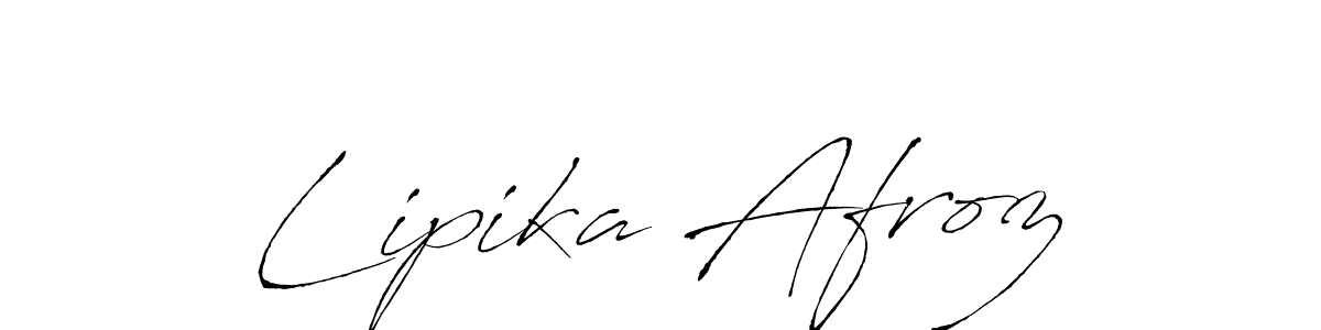 Lipika Afroz stylish signature style. Best Handwritten Sign (Antro_Vectra) for my name. Handwritten Signature Collection Ideas for my name Lipika Afroz. Lipika Afroz signature style 6 images and pictures png