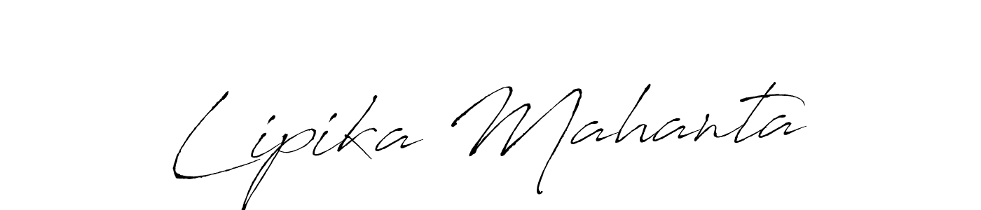 Antro_Vectra is a professional signature style that is perfect for those who want to add a touch of class to their signature. It is also a great choice for those who want to make their signature more unique. Get Lipika Mahanta name to fancy signature for free. Lipika Mahanta signature style 6 images and pictures png