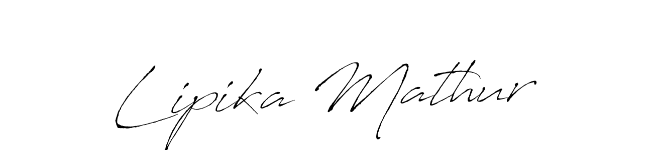 Use a signature maker to create a handwritten signature online. With this signature software, you can design (Antro_Vectra) your own signature for name Lipika Mathur. Lipika Mathur signature style 6 images and pictures png