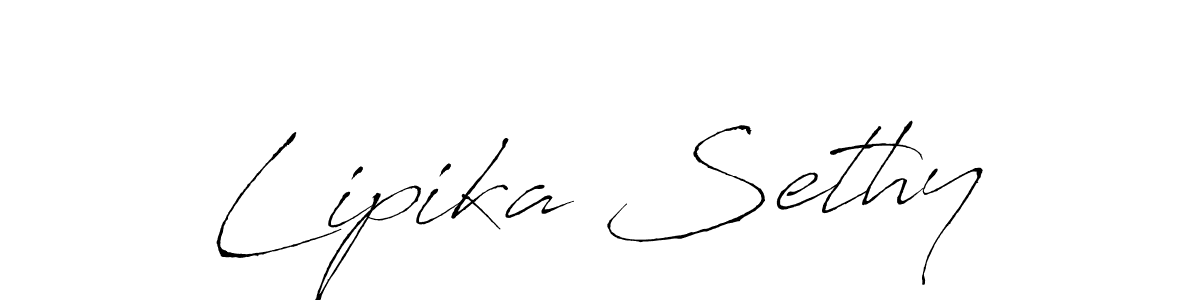 Lipika Sethy stylish signature style. Best Handwritten Sign (Antro_Vectra) for my name. Handwritten Signature Collection Ideas for my name Lipika Sethy. Lipika Sethy signature style 6 images and pictures png