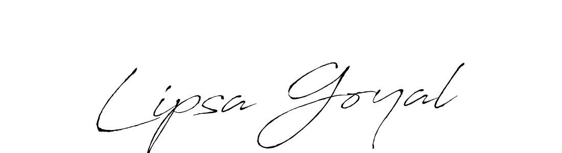 Lipsa Goyal stylish signature style. Best Handwritten Sign (Antro_Vectra) for my name. Handwritten Signature Collection Ideas for my name Lipsa Goyal. Lipsa Goyal signature style 6 images and pictures png