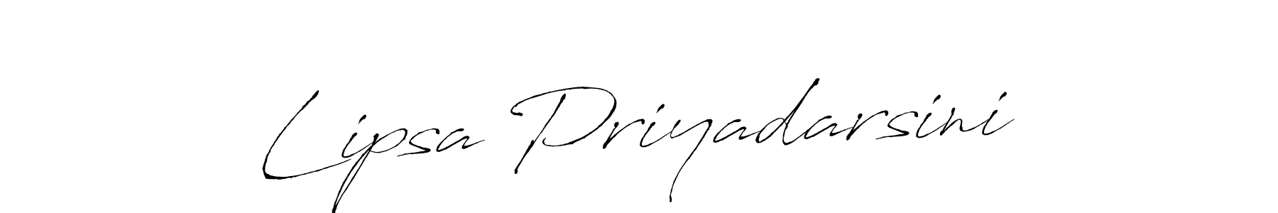 Make a beautiful signature design for name Lipsa Priyadarsini. With this signature (Antro_Vectra) style, you can create a handwritten signature for free. Lipsa Priyadarsini signature style 6 images and pictures png