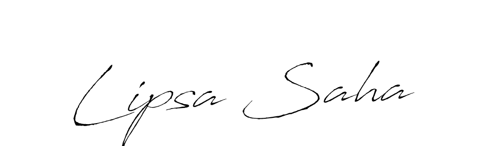 The best way (Antro_Vectra) to make a short signature is to pick only two or three words in your name. The name Lipsa Saha include a total of six letters. For converting this name. Lipsa Saha signature style 6 images and pictures png