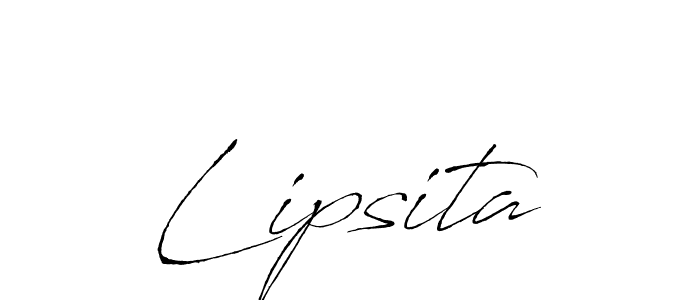 Create a beautiful signature design for name Lipsita. With this signature (Antro_Vectra) fonts, you can make a handwritten signature for free. Lipsita signature style 6 images and pictures png
