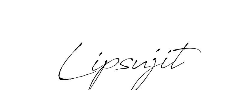 Use a signature maker to create a handwritten signature online. With this signature software, you can design (Antro_Vectra) your own signature for name Lipsujit. Lipsujit signature style 6 images and pictures png