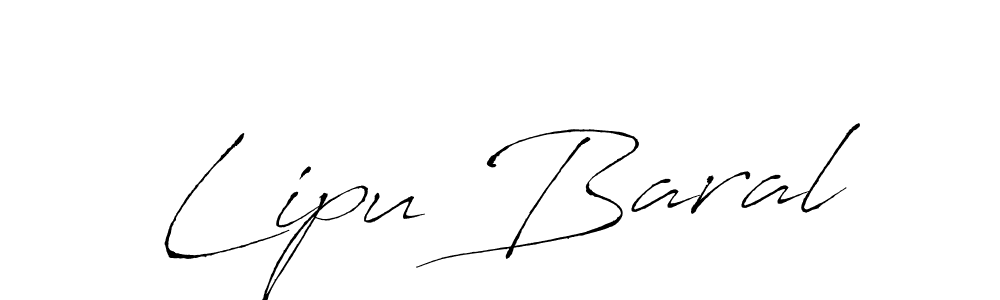 Also we have Lipu Baral name is the best signature style. Create professional handwritten signature collection using Antro_Vectra autograph style. Lipu Baral signature style 6 images and pictures png