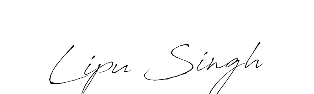 How to make Lipu Singh name signature. Use Antro_Vectra style for creating short signs online. This is the latest handwritten sign. Lipu Singh signature style 6 images and pictures png