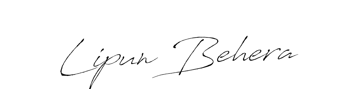 The best way (Antro_Vectra) to make a short signature is to pick only two or three words in your name. The name Lipun Behera include a total of six letters. For converting this name. Lipun Behera signature style 6 images and pictures png
