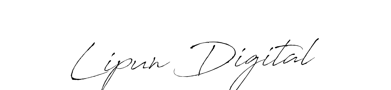 Lipun Digital stylish signature style. Best Handwritten Sign (Antro_Vectra) for my name. Handwritten Signature Collection Ideas for my name Lipun Digital. Lipun Digital signature style 6 images and pictures png