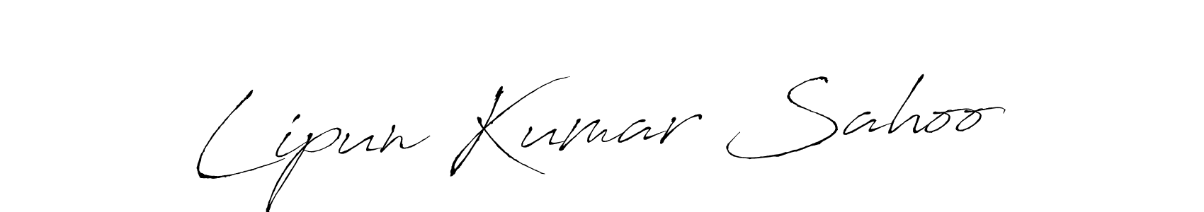 Design your own signature with our free online signature maker. With this signature software, you can create a handwritten (Antro_Vectra) signature for name Lipun Kumar Sahoo. Lipun Kumar Sahoo signature style 6 images and pictures png
