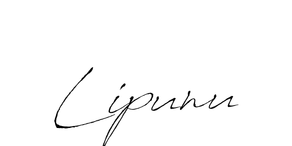 Create a beautiful signature design for name Lipunu. With this signature (Antro_Vectra) fonts, you can make a handwritten signature for free. Lipunu signature style 6 images and pictures png