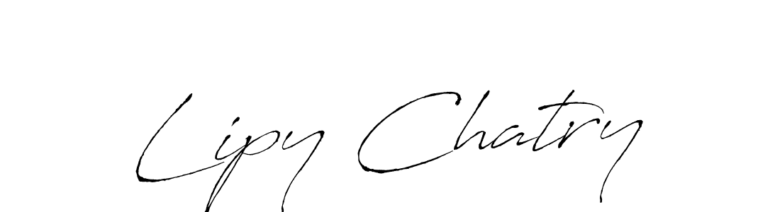 You should practise on your own different ways (Antro_Vectra) to write your name (Lipy Chatry) in signature. don't let someone else do it for you. Lipy Chatry signature style 6 images and pictures png