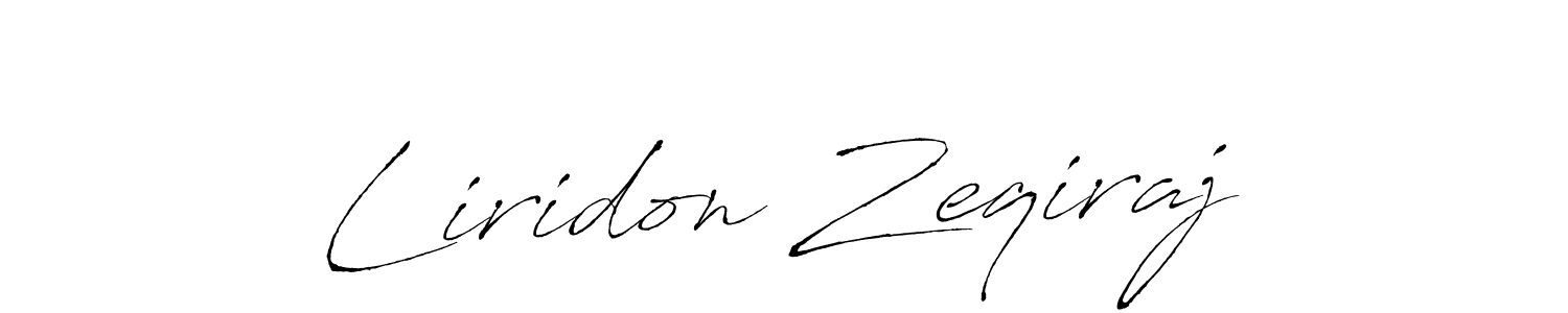 How to make Liridon Zeqiraj signature? Antro_Vectra is a professional autograph style. Create handwritten signature for Liridon Zeqiraj name. Liridon Zeqiraj signature style 6 images and pictures png