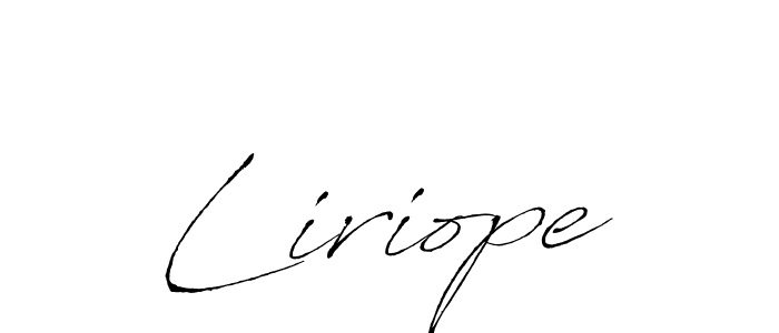 Also we have Liriope name is the best signature style. Create professional handwritten signature collection using Antro_Vectra autograph style. Liriope signature style 6 images and pictures png