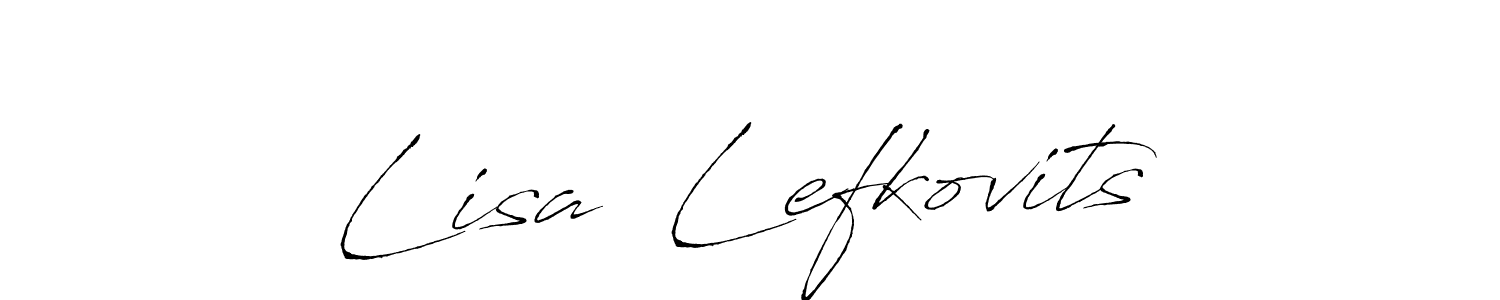 Create a beautiful signature design for name Lisa  Lefkovits. With this signature (Antro_Vectra) fonts, you can make a handwritten signature for free. Lisa  Lefkovits signature style 6 images and pictures png