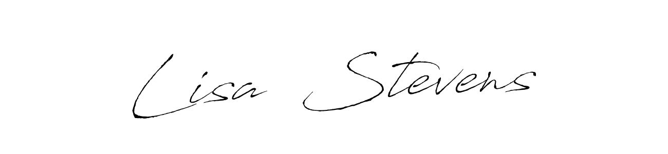 Antro_Vectra is a professional signature style that is perfect for those who want to add a touch of class to their signature. It is also a great choice for those who want to make their signature more unique. Get Lisa  Stevens name to fancy signature for free. Lisa  Stevens signature style 6 images and pictures png