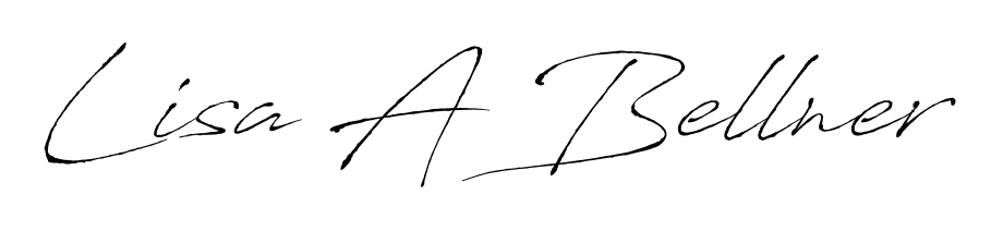A dynamic signature style for Lisa A Bellner using Antro_Vectra script. Designed to look authentic, handwritten, and professional. Lisa A Bellner signature style 6 images and pictures png