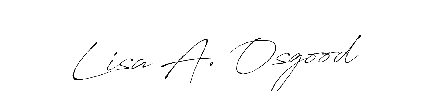 Here are the top 10 professional signature styles for the name Lisa A. Osgood. These are the best autograph styles you can use for your name. Lisa A. Osgood signature style 6 images and pictures png