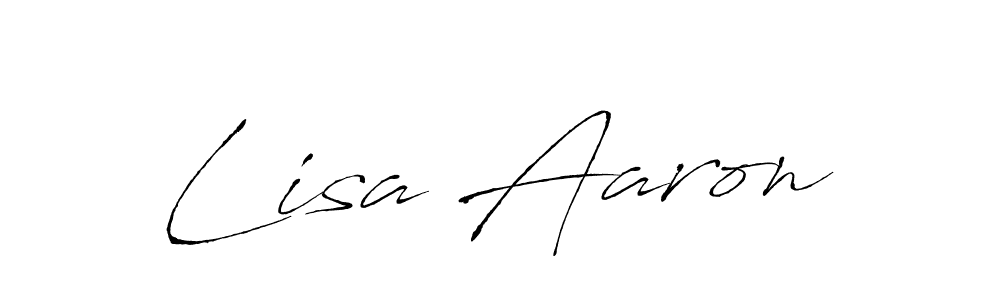 How to make Lisa Aaron signature? Antro_Vectra is a professional autograph style. Create handwritten signature for Lisa Aaron name. Lisa Aaron signature style 6 images and pictures png