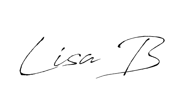 Also we have Lisa B name is the best signature style. Create professional handwritten signature collection using Antro_Vectra autograph style. Lisa B signature style 6 images and pictures png