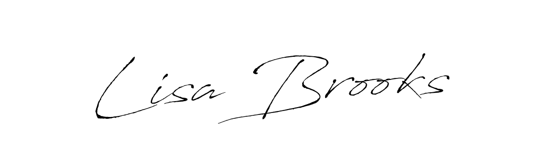 Use a signature maker to create a handwritten signature online. With this signature software, you can design (Antro_Vectra) your own signature for name Lisa Brooks. Lisa Brooks signature style 6 images and pictures png