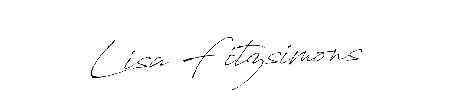 Use a signature maker to create a handwritten signature online. With this signature software, you can design (Antro_Vectra) your own signature for name Lisa Fitzsimons. Lisa Fitzsimons signature style 6 images and pictures png