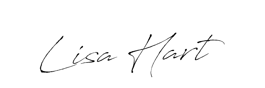 Make a beautiful signature design for name Lisa Hart. With this signature (Antro_Vectra) style, you can create a handwritten signature for free. Lisa Hart signature style 6 images and pictures png