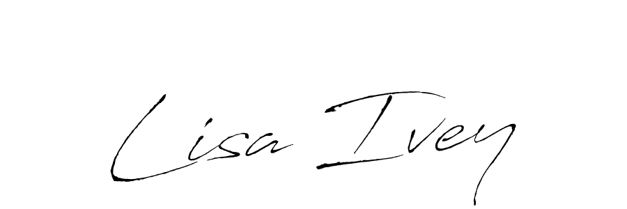 Antro_Vectra is a professional signature style that is perfect for those who want to add a touch of class to their signature. It is also a great choice for those who want to make their signature more unique. Get Lisa Ivey name to fancy signature for free. Lisa Ivey signature style 6 images and pictures png