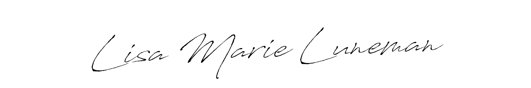 if you are searching for the best signature style for your name Lisa Marie Luneman. so please give up your signature search. here we have designed multiple signature styles  using Antro_Vectra. Lisa Marie Luneman signature style 6 images and pictures png