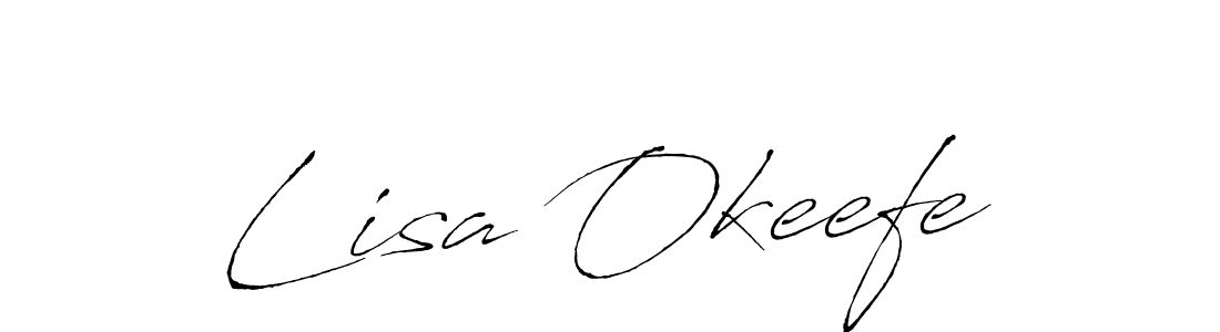 Create a beautiful signature design for name Lisa Okeefe. With this signature (Antro_Vectra) fonts, you can make a handwritten signature for free. Lisa Okeefe signature style 6 images and pictures png