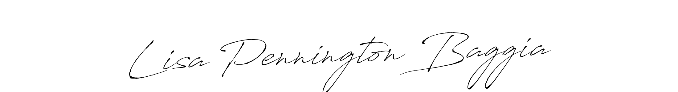 Also You can easily find your signature by using the search form. We will create Lisa Pennington Baggia name handwritten signature images for you free of cost using Antro_Vectra sign style. Lisa Pennington Baggia signature style 6 images and pictures png