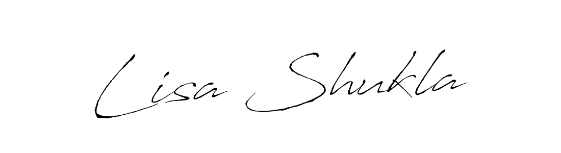 Lisa Shukla stylish signature style. Best Handwritten Sign (Antro_Vectra) for my name. Handwritten Signature Collection Ideas for my name Lisa Shukla. Lisa Shukla signature style 6 images and pictures png