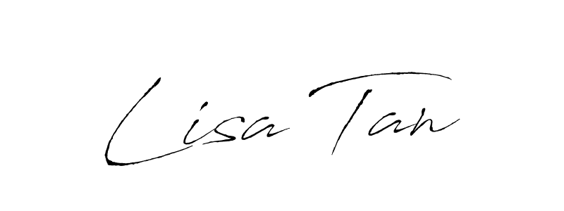 The best way (Antro_Vectra) to make a short signature is to pick only two or three words in your name. The name Lisa Tan include a total of six letters. For converting this name. Lisa Tan signature style 6 images and pictures png