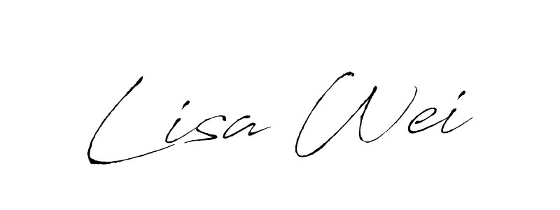 Also You can easily find your signature by using the search form. We will create Lisa Wei name handwritten signature images for you free of cost using Antro_Vectra sign style. Lisa Wei signature style 6 images and pictures png