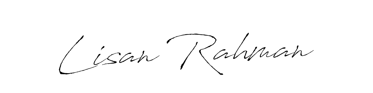 It looks lik you need a new signature style for name Lisan Rahman. Design unique handwritten (Antro_Vectra) signature with our free signature maker in just a few clicks. Lisan Rahman signature style 6 images and pictures png