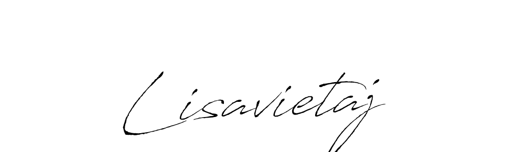 Design your own signature with our free online signature maker. With this signature software, you can create a handwritten (Antro_Vectra) signature for name Lisavietaj. Lisavietaj signature style 6 images and pictures png