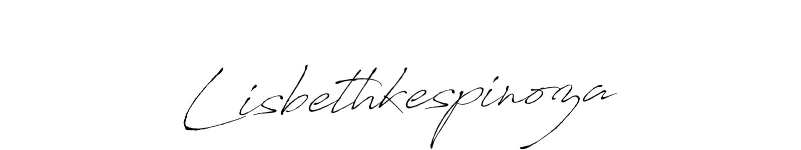 You should practise on your own different ways (Antro_Vectra) to write your name (Lisbethkespinoza) in signature. don't let someone else do it for you. Lisbethkespinoza signature style 6 images and pictures png