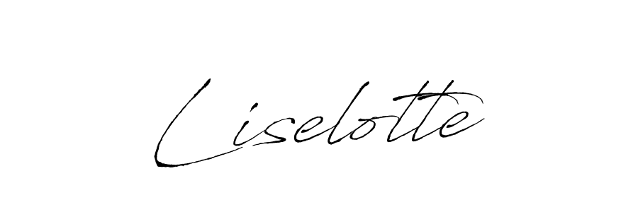 Use a signature maker to create a handwritten signature online. With this signature software, you can design (Antro_Vectra) your own signature for name Liselotte. Liselotte signature style 6 images and pictures png