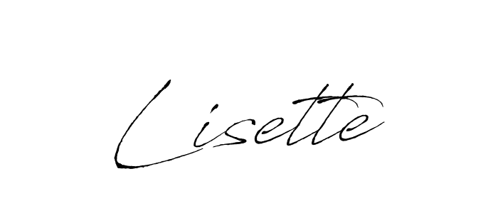 How to make Lisette signature? Antro_Vectra is a professional autograph style. Create handwritten signature for Lisette name. Lisette signature style 6 images and pictures png