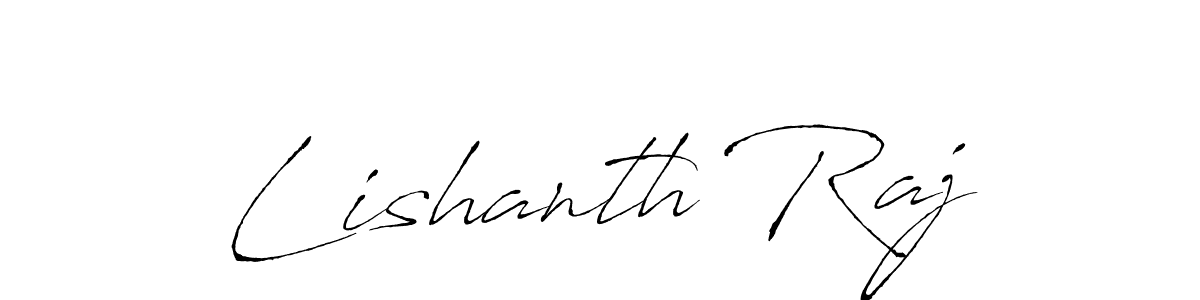 Use a signature maker to create a handwritten signature online. With this signature software, you can design (Antro_Vectra) your own signature for name Lishanth Raj. Lishanth Raj signature style 6 images and pictures png