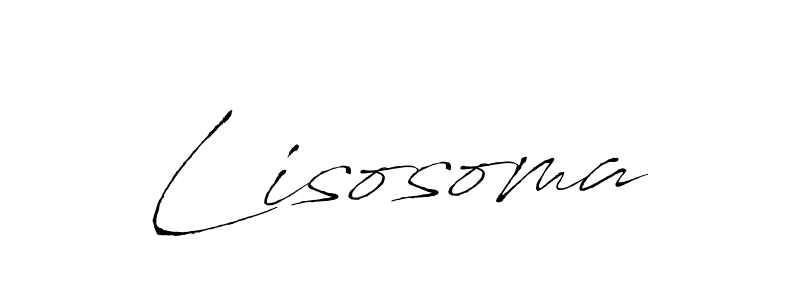Make a beautiful signature design for name Lisosoma. With this signature (Antro_Vectra) style, you can create a handwritten signature for free. Lisosoma signature style 6 images and pictures png