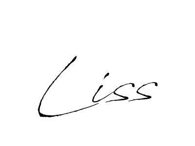 Antro_Vectra is a professional signature style that is perfect for those who want to add a touch of class to their signature. It is also a great choice for those who want to make their signature more unique. Get Liss name to fancy signature for free. Liss signature style 6 images and pictures png