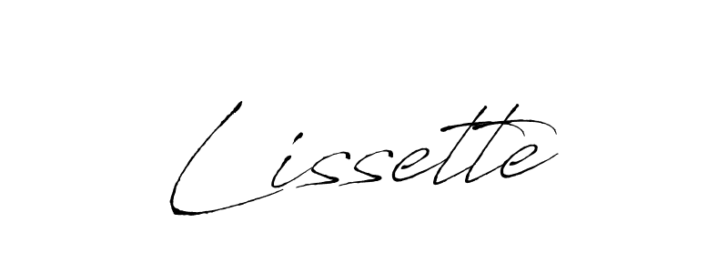 Also we have Lissette name is the best signature style. Create professional handwritten signature collection using Antro_Vectra autograph style. Lissette signature style 6 images and pictures png